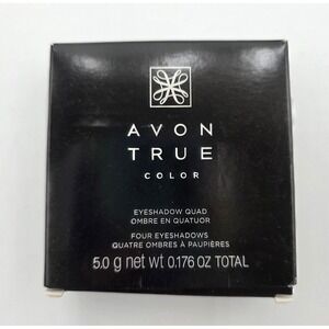 Avon True Color Eyeshadow Quad Romantic Mauves Pink Mauve Plum 5g New in Box